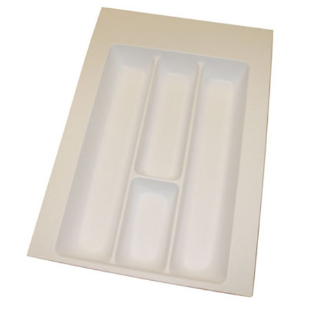 HDL HARDWARE Rev-A-Shelf Utility Tray 14-1/2in W Gloss White GUT-12W